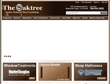 Tablet Screenshot of oaktreemammothlakes.com